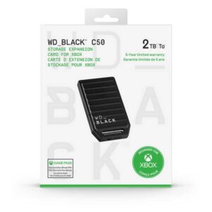 WD BLACK C50 Expansion Card Xbox 2TB GL Front LR