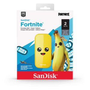 SNDK Fortnite pSSD Peely Edition 2TB Front LR