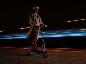 Xiaomi Electric Scooter 5 Max Drive at night