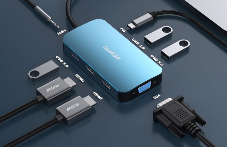 BENFEI Hub USB C 8 in 1