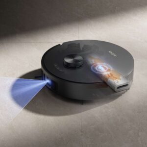 Robot Vacuum AI Detects Mop Condition for Timely Rewashing 主机AI重污回洗拖布