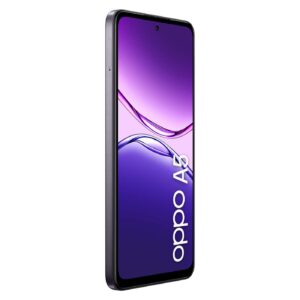 OPPO A5 4G DarkPurple 45FrontLeft Logo 02