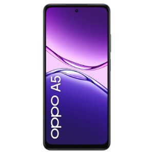OPPO A5 4G DarkPurple Front Logo 01