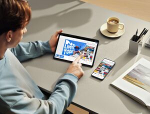 OnePlus Pad Lite Lifestyle Screen Mirroring Preview JPG