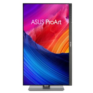 ProArt Display PA32QCV front view in portrait mode