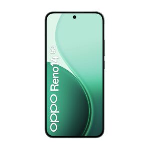 Reno14 5G Product images Luminous Green front