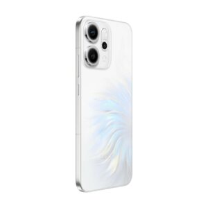 Reno14 5G Product images Opal White 45backleft