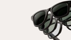 Ray Ban Meta Wayfarer Gen 2 Shiny Black Transitions® Graphite Green Lenses Transition Stack