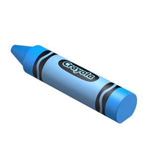 SNDK Crayola USB Cerulean Blue QRTR Back Capped HR