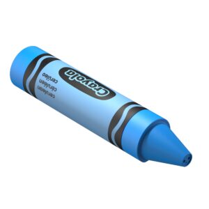 SNDK Crayola USB Cerulean Blue QRTR Right Capped HR
