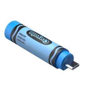 SNDK Crayola USB Cerulean Blue QRTR Right Uncapped HR