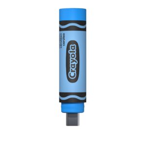SNDK Crayola USB Cerulean Blue Top Uncapped HR