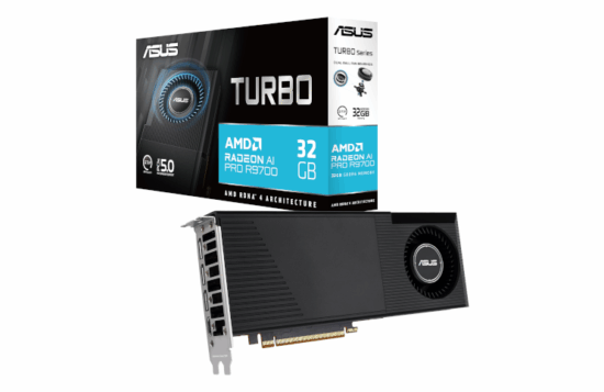 ASUS TURBO AI PRO R9700 BOX Card