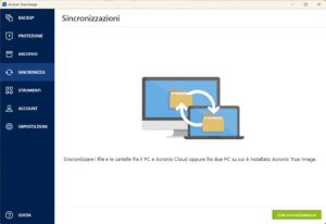 Acronis True Image 25 25 Sincornizza 1