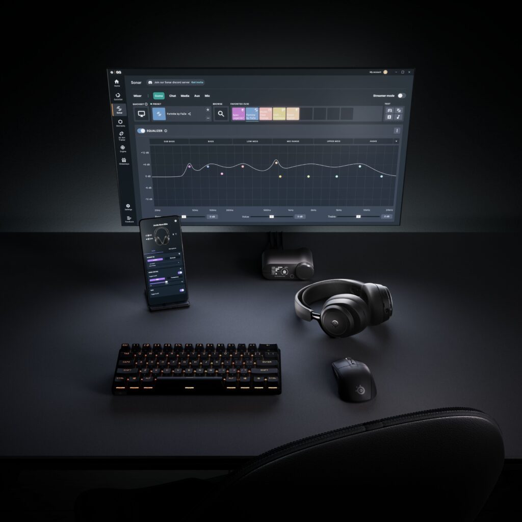 Sotto l'Albero vince chi gioca: le proposte di Natale di SteelSeries per il gaming 63 Black arctis nova elite real time audio control