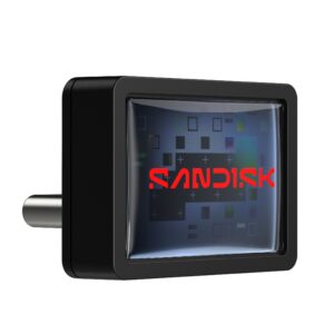 Render SNDK Extreme Fit USB C Flash Drive Front Right HR