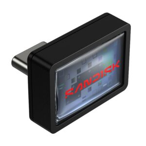 Render SNDK Extreme Fit USB C Flash Drive QRTR Right HR