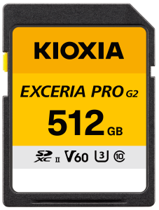 KIOXIA EXCERIA PRO G2 SDCard V60 512GB small