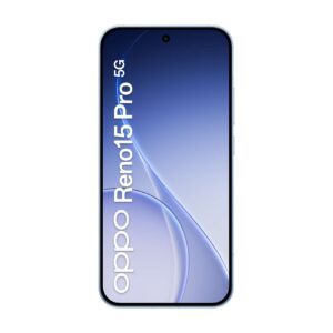 Reno15 Pro Product images Aurora Blue front