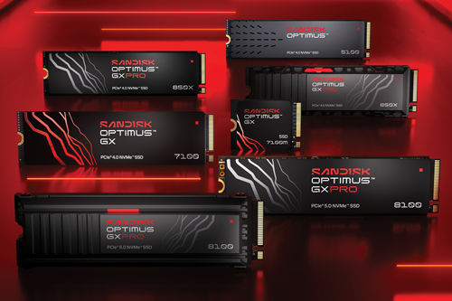CES 2026 - Sandisk presenta SANDISK Optimus: il nuovo brand per le unità SSD NVMe interne 5 SANDISK Optimus Product Family 500x333 1