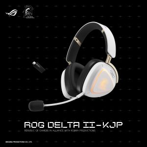 ASUS Republic of Gamers e KOJIMA PRODUCTIONS unite per offrire una nuovissima e straordinaria gamma di soluzioni per i gamer 8 ROG Delta II KJP. PT01 1