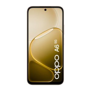 OPPO A6 Aurora Gold Front 02