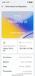 Recensione realme 16 Pro - 6500 mAh e sensore da 200 MP in meno di 8 millimetri 104 Screenshot 2026 02 25 12 00 17 53 fc704e6b13c4fb26bf5e411f75da84f2