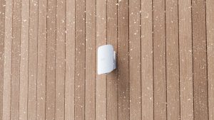 eero Outdoor 7 wood rain