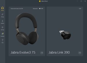 Recensione Jabra Evolve3 75: autonomia, ANC e qualità in chiamata 29 Jabra Direct 12