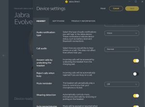 Recensione Jabra Evolve3 75: autonomia, ANC e qualità in chiamata 34 Jabra Direct 15
