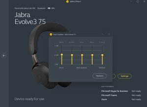 Recensione Jabra Evolve3 75: autonomia, ANC e qualità in chiamata 31 Jabra Direct 18