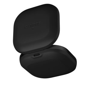Suunto presenta Spark, cuffie open-ear a conduzione aerea: leggere e smart, offrono suono immersivo mantenendo la consapevolezza ambientale 5 Suunto Spark Black SS051356000 Case back side