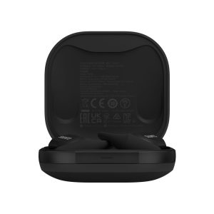 Suunto presenta Spark, cuffie open-ear a conduzione aerea: leggere e smart, offrono suono immersivo mantenendo la consapevolezza ambientale 26 Suunto Spark Black SS051356000 Case front view