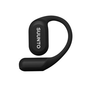 Suunto presenta Spark, cuffie open-ear a conduzione aerea: leggere e smart, offrono suono immersivo mantenendo la consapevolezza ambientale 10 Suunto Spark Black SS051356000 Earbuds Front view L