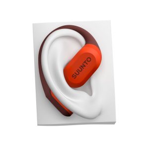 Suunto presenta Spark, cuffie open-ear a conduzione aerea: leggere e smart, offrono suono immersivo mantenendo la consapevolezza ambientale 37 Suunto Spark Coral Orange SS051357000 Earbuds on ear