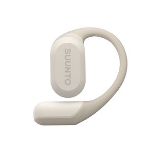 Suunto presenta Spark, cuffie open-ear a conduzione aerea: leggere e smart, offrono suono immersivo mantenendo la consapevolezza ambientale 44 Suunto Spark White SS051493000 Earbuds Front view L