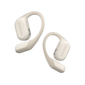 Suunto presenta Spark, cuffie open-ear a conduzione aerea: leggere e smart, offrono suono immersivo mantenendo la consapevolezza ambientale 45 Suunto Spark White SS051493000 Earbuds overall design 01