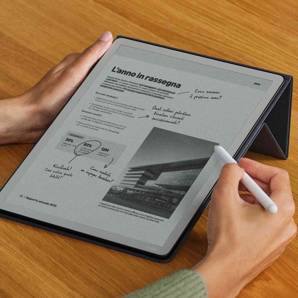 Kindle Scribe senza luce frontale Yearly review notes