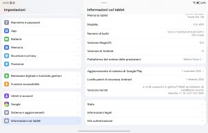 Recensione HONOR Magic Pad 4: L'intrattenimento definitivo 93 Screenshot 20260517 162104 com android settings SettingsDeviceInfoSettingsActivit