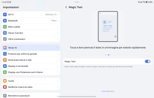 Recensione HONOR Magic Pad 4: L'intrattenimento definitivo 121 Screenshot 20260517 163444 com hihonor lens MagicTextSettingsActivity