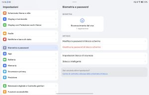 Recensione HONOR Magic Pad 4: L'intrattenimento definitivo 108 Screenshot 20260517 163651 com android settings SettingsBiometricLockSettingsActi