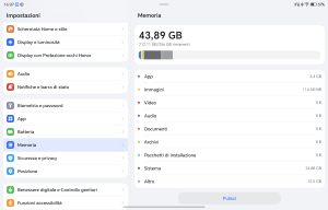 Recensione HONOR Magic Pad 4: L'intrattenimento definitivo 109 Screenshot 20260517 163703 com android settings SettingsStorageDashboardActivity