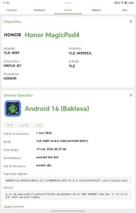 Recensione HONOR Magic Pad 4: L'intrattenimento definitivo 57 Screenshot 20260517 173309 flar2 devcheck MainActivity