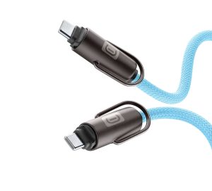 Viaggiare smart: le soluzioni tech di Cellularline, Music Sound, Interphone e Skross 35 USB C TO C CABLE LACE – CELLULARLINE 5