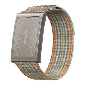 Amazfit presenta Helio Strap Pro, nuova soluzione di movimento intelligente per HYROX e allenamento ibrido 6 Helio Wristband Global Standard Rendering L45 ° Orange Gray