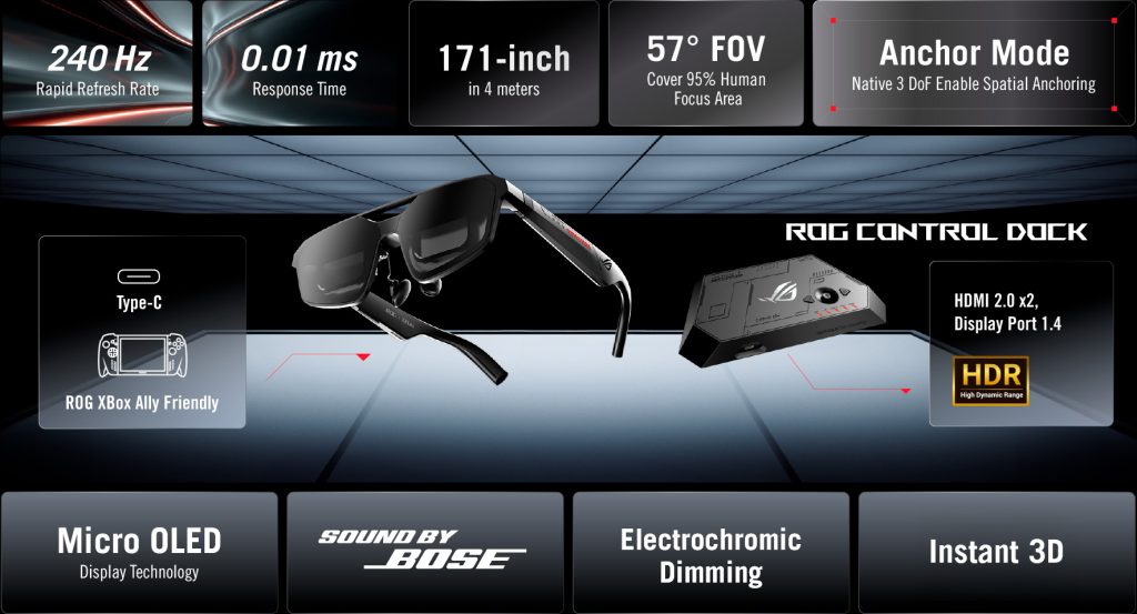 ROG XREAL R1 Gaming AR Glasse One pager