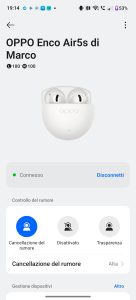 Recensione OPPO Enco Air5s: i semi-in-ear con ANC che puntano su comodità e prestazioni 19 Screenshot 2026 06 21 19 14 59 40 57ba7b8a25213e09a5ffcc998e70fe50