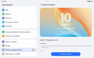Recensione HONOR Pad X8b 55 Screenshot 20260705 233223 com hihonor ouc FirmwareNewVersionActivity