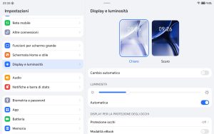 Recensione HONOR Pad X8b 35 Screenshot 20260705 233341 com android settings SettingsDisplaySettingsActivity