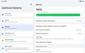 Recensione HONOR Pad X8b 69 Screenshot 20260705 233640 com hihonor systemmanager HwPowerManagerActivity